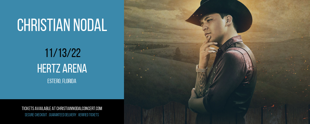 Christian Nodal at Christian Nodal Concert Tickets tickets Christian Nodal at Christian Nodal Concert Tickets