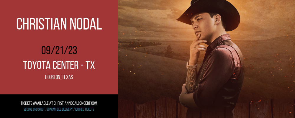 Christian Nodal at Christian Nodal Concert Tickets tickets Christian Nodal at Christian Nodal Concert Tickets