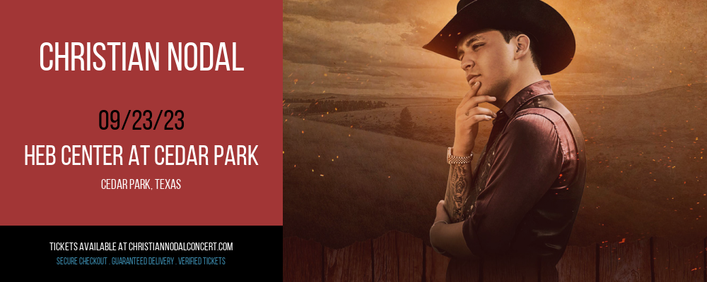 Christian Nodal at Christian Nodal Concert Tickets tickets Christian Nodal at Christian Nodal Concert Tickets